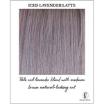 Load image into Gallery viewer, Iced Lavender Latte-Pale cool lavender blend with medium brown natural-looking root
