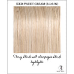 Load image into Gallery viewer, Iced Sweet Cream (RL16/22)-Honey blonde with champagne blonde highlights
