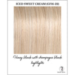 Load image into Gallery viewer, Iced Sweet Cream (GF16-22)-Honey blonde with champagne blonde highlights
