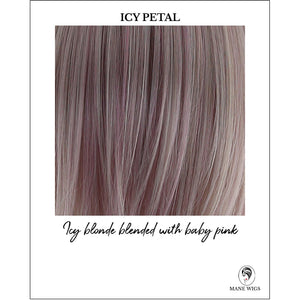 Icy Petal-Icy blonde blended with baby pink