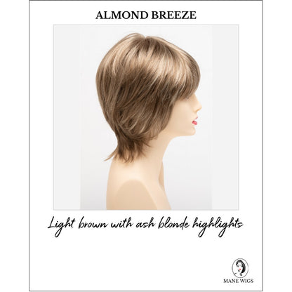 Jane by Envy in Almond Breeze-Light brown with ash blonde highlights