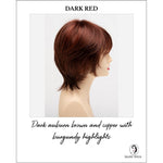 Load image into Gallery viewer, Jane by Envy in Dark Red-Dark auburn brown and copper with burgundy highlights
