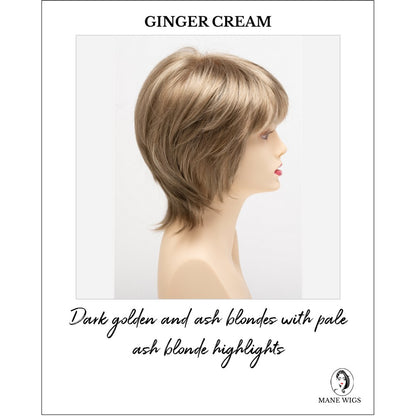 Jane by Envy in Ginger Cream-Dark golden and ash blondes with pale ash blonde highlights