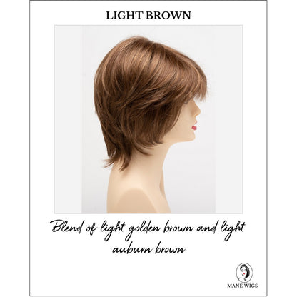 Jane by Envy in Light Brown-Blend of light golden brown and light auburn brown
