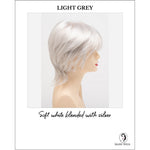 Load image into Gallery viewer, Jane by Envy in Light Grey-Soft white blended with silver
