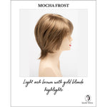 Load image into Gallery viewer, Jane by Envy in Mocha Frost-Light ash brown with gold blonde highlights
