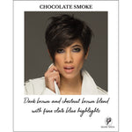 Load image into Gallery viewer, CHOCOLATE SMOKE-Dark brown and chestnut brown blend with fine slate blue highlights
