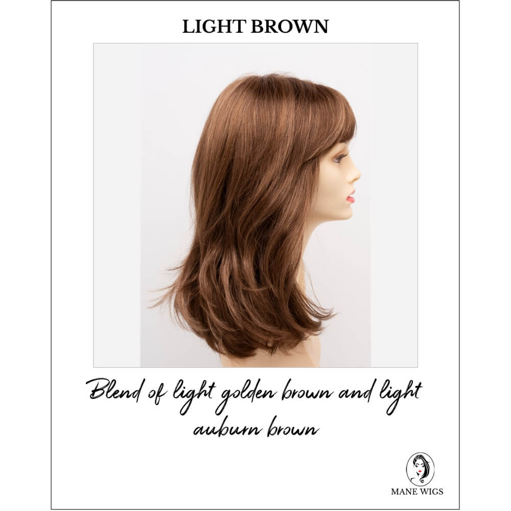 Jolie by Envy in Light Brown-Blend of light golden brown and light auburn brown