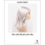 Load image into Gallery viewer, Jolie by Envy in Light Grey-Soft white blended with silver

