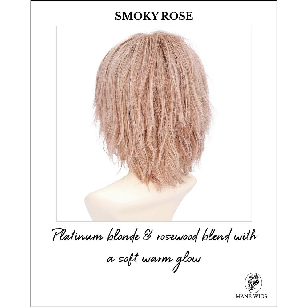 Jones by Estetica in SMOKY ROSE-Platinum blonde & rosewood blend with a soft warm glow