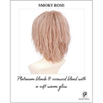 Load image into Gallery viewer, Jones by Estetica in SMOKY ROSE-Platinum blonde &amp; rosewood blend with a soft warm glow
