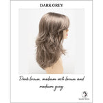 Load image into Gallery viewer, Joy by Envy in Dark Grey-Dark brown, medium ash brown and medium gray
