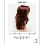 Load image into Gallery viewer, Joy by Envy in Dark Red-Dark auburn brown and copper with burgundy highlights
