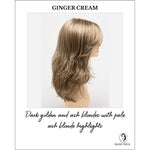 Load image into Gallery viewer, Joy by Envy in Ginger Cream-Dark golden and ash blondes with pale ash blonde highlights
