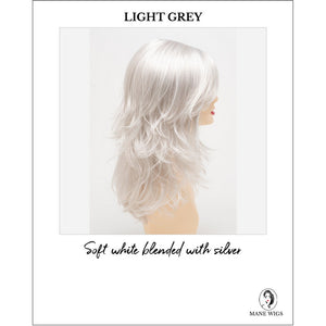 Joy by Envy in Light Grey-Soft white blended with silver