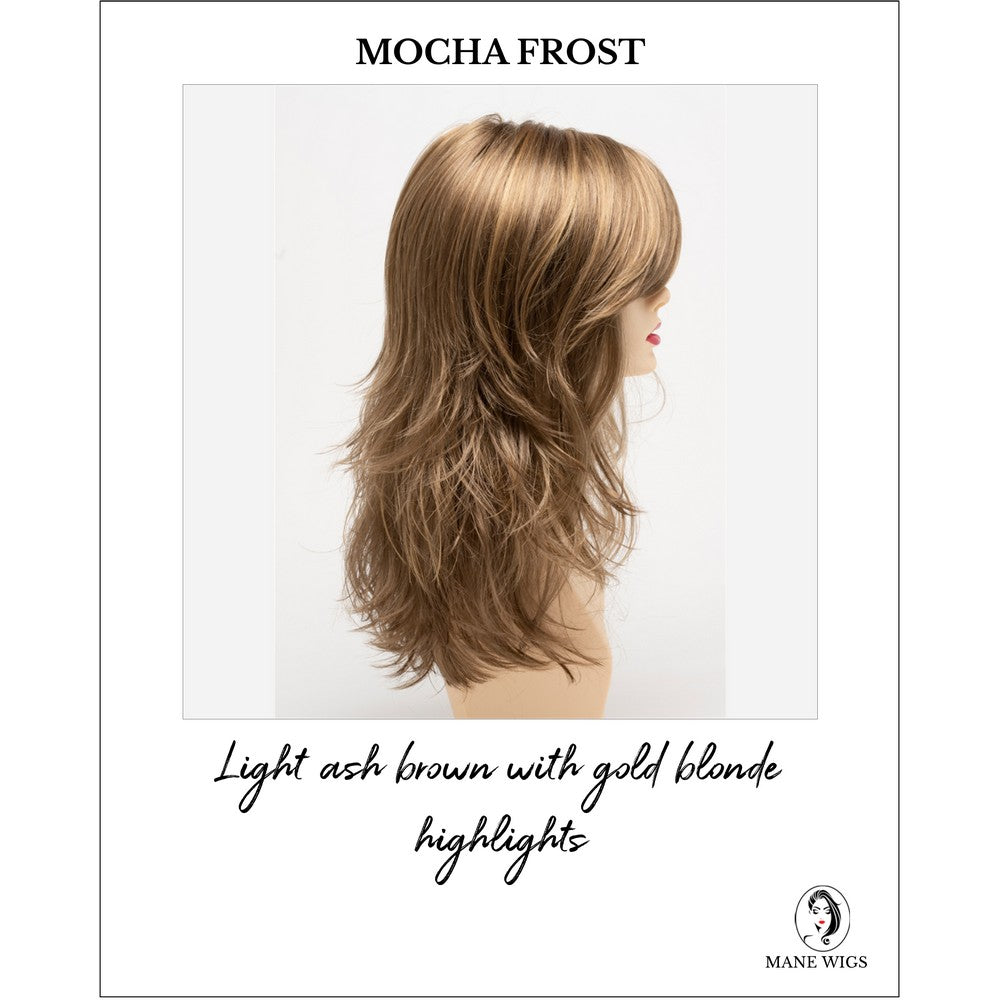 Joy by Envy in Mocha Frost-Light ash brown with gold blonde highlights