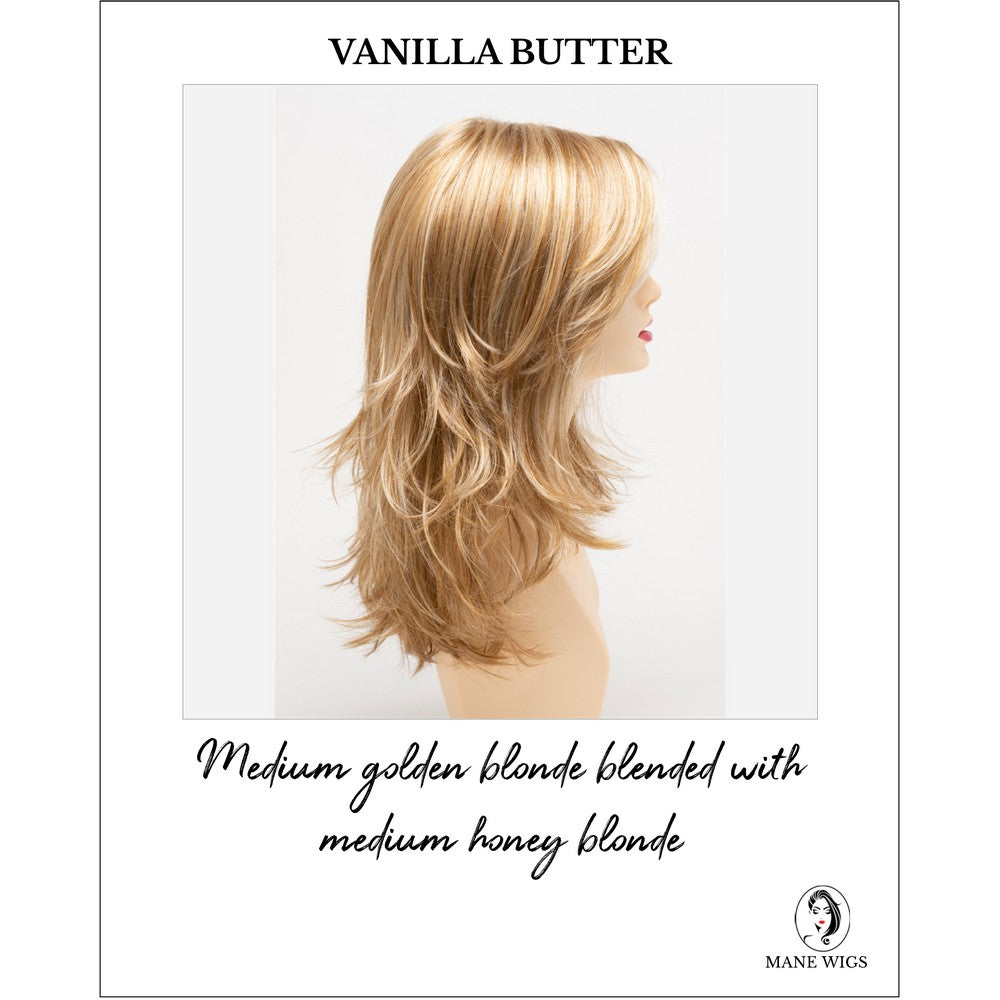 Joy by Envy in Vanilla Butter-Medium golden blonde blended with medium honey blonde