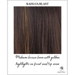 Load image into Gallery viewer, Kahlua Blast-Medium brown base with golden highlights on front and top area
