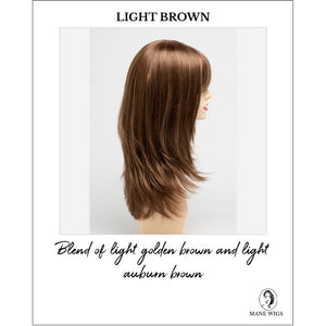 Kate by Envy in Light Brown-Blend of light golden brown and light auburn brown