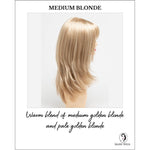 Load image into Gallery viewer, Kate by Envy in Medium Blonde-Warm blend of medium golden blonde and pale golden blonde

