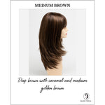 Load image into Gallery viewer, Kate by Envy in Medium Brown-Deep brown with caramel and medium golden brown
