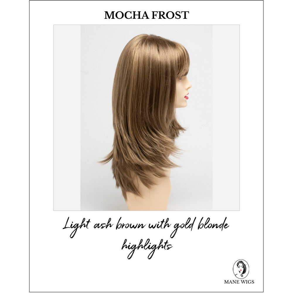 Kate by Envy in Mocha Frost-Light ash brown with gold blonde highlights
