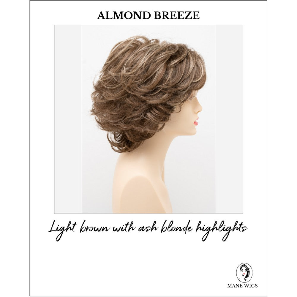 Kylie By Envy in Almond Breeze-Light brown with ash blonde highlights