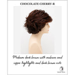 Load image into Gallery viewer, Kylie By Envy in Chocolate Cherry-R-Medium dark brown with auburn and copper highlights and dark brown roots
