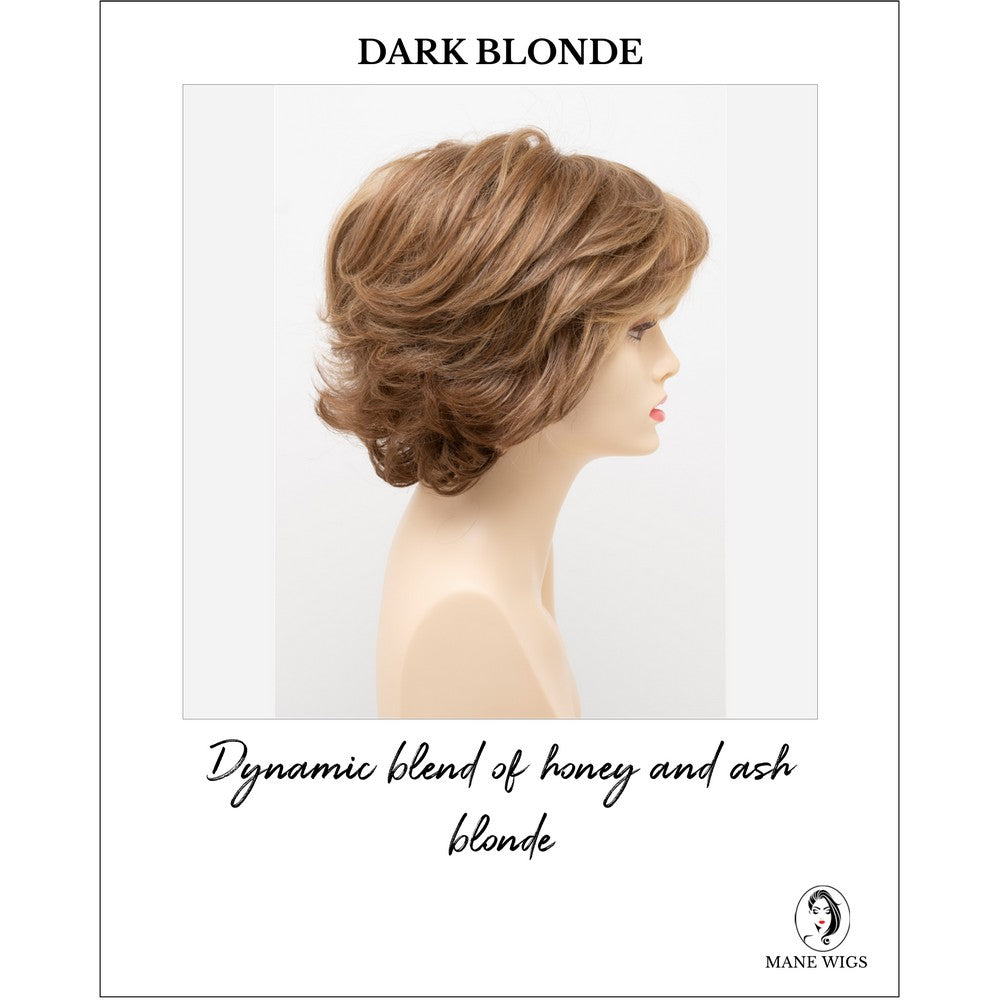 Kylie By Envy in Dark Blonde-Dynamic blend of honey and ash blonde