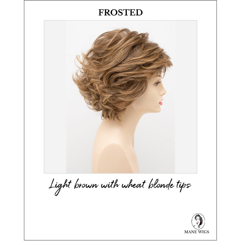Kylie By Envy in Frosted-Light brown with wheat blonde tips