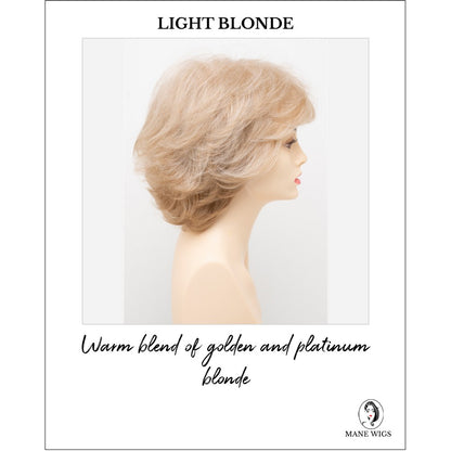 Kylie By Envy in Light Blonde-Warm blend of golden and platinum blonde