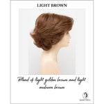 Load image into Gallery viewer, Kylie By Envy in Light Brown-Blend of light golden brown and light auburn brown
