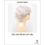 Load image into Gallery viewer, Kylie By Envy in Light Grey-Soft white blended with silver
