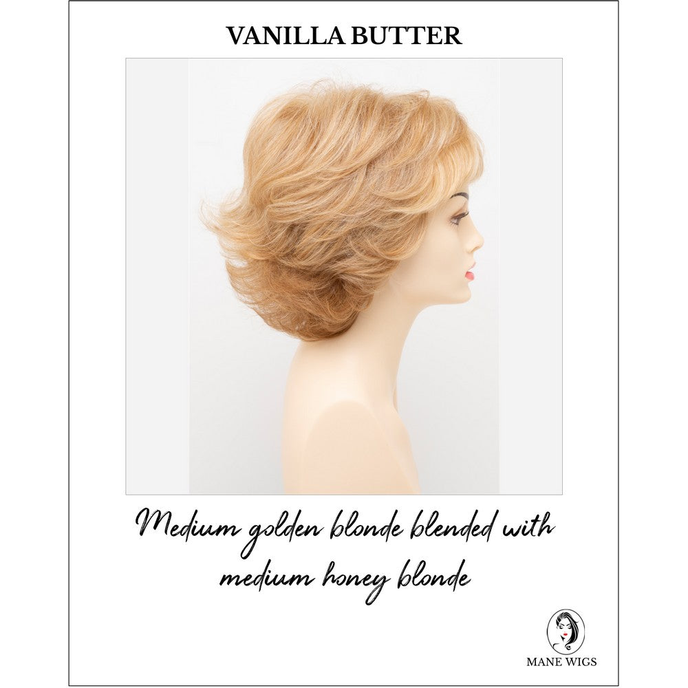 Kylie By Envy in Vanilla Butter-Medium golden blonde blended with medium honey blonde