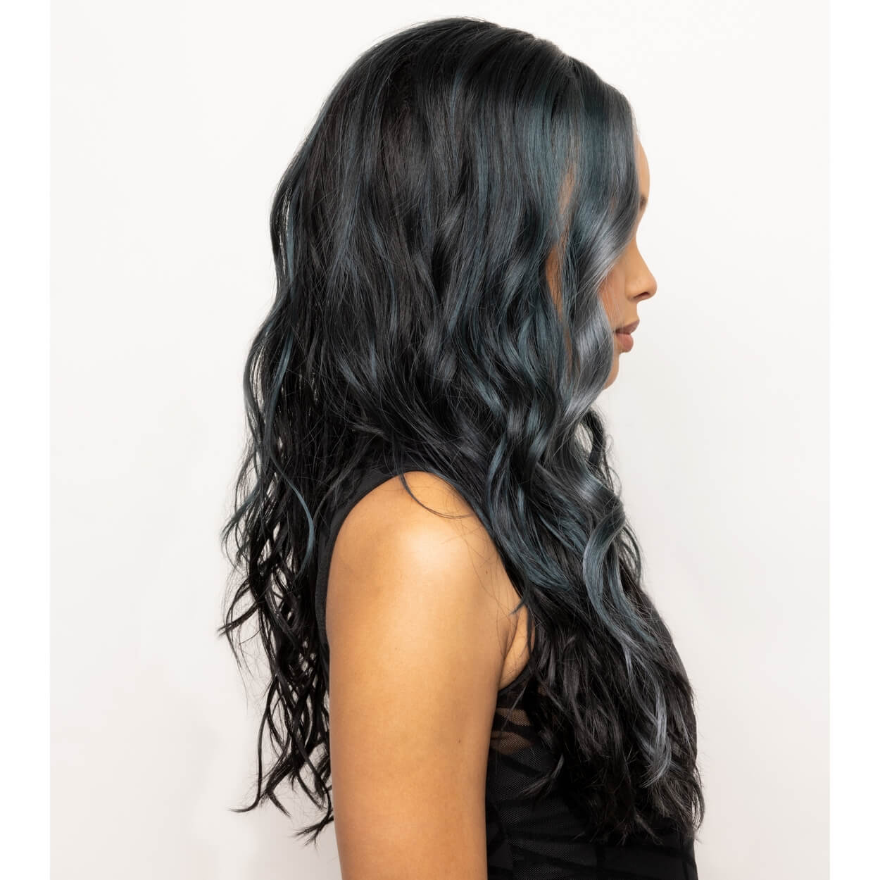 Lavish Wavez by Rene of Paris in Cosmic Teal Image 2