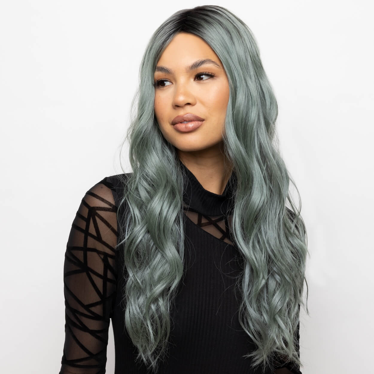 Lavish Wavez by Rene of Paris in Smoky Forest Image 2