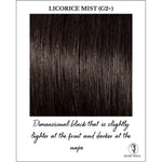 Load image into Gallery viewer, Licorice Mist (G2+)-Dimensional black that is slightly lighter at the front and darker at the nape
