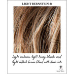 Load image into Gallery viewer, Light Bernstein-R-Light auburn, light honey blonde, and light reddish brown blend with dark roots
