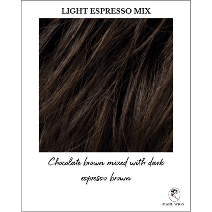 Light Espresso Mix-Chocolate brown mixed with dark espresso brown