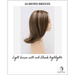 Load image into Gallery viewer, Lisa wig by Envy in Almond Breeze-Light brown with ash blonde highlights
