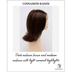 Load image into Gallery viewer, Lisa wig by Envy in Cinnamon Raisin-Dark auburn brown and medium auburn with light caramel highlights
