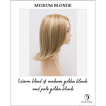 Load image into Gallery viewer, Lisa wig by Envy in Medium Blonde-Warm blend of medium golden blonde and pale golden blonde
