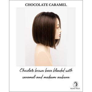 London by Envy in Chocolate Caramel-Chocolate brown base blended with caramel and medium auburn