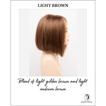 Load image into Gallery viewer, London by Envy in Light Brown-Blend of light golden brown and light auburn brown
