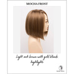 Load image into Gallery viewer, London by Envy in Mocha Frost-Light ash brown with gold blonde highlights
