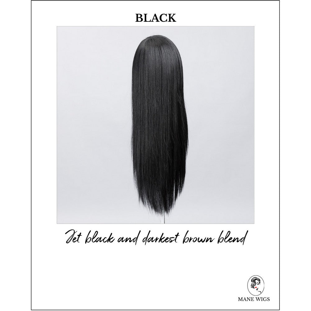 Look by Ellen Wille in Black-Jet black and darkest brown blend