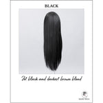 Load image into Gallery viewer, Look by Ellen Wille in Black-Jet black and darkest brown blend
