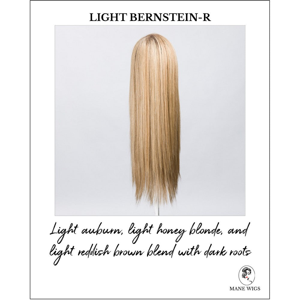 Look by Ellen Wille in Light Bernstein-R-Light auburn, light honey blonde, and light reddish brown blend with dark roots