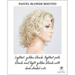 Load image into Gallery viewer, Loop in Pastel Blonde Rooted-Lightest, golden blonde, lightest pale blonde and light golden blonde with dark shaded roots
