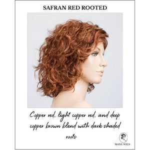 Loop in Safran Red Rooted-Copper red, light copper red, and deep copper brown blend with dark shaded roots